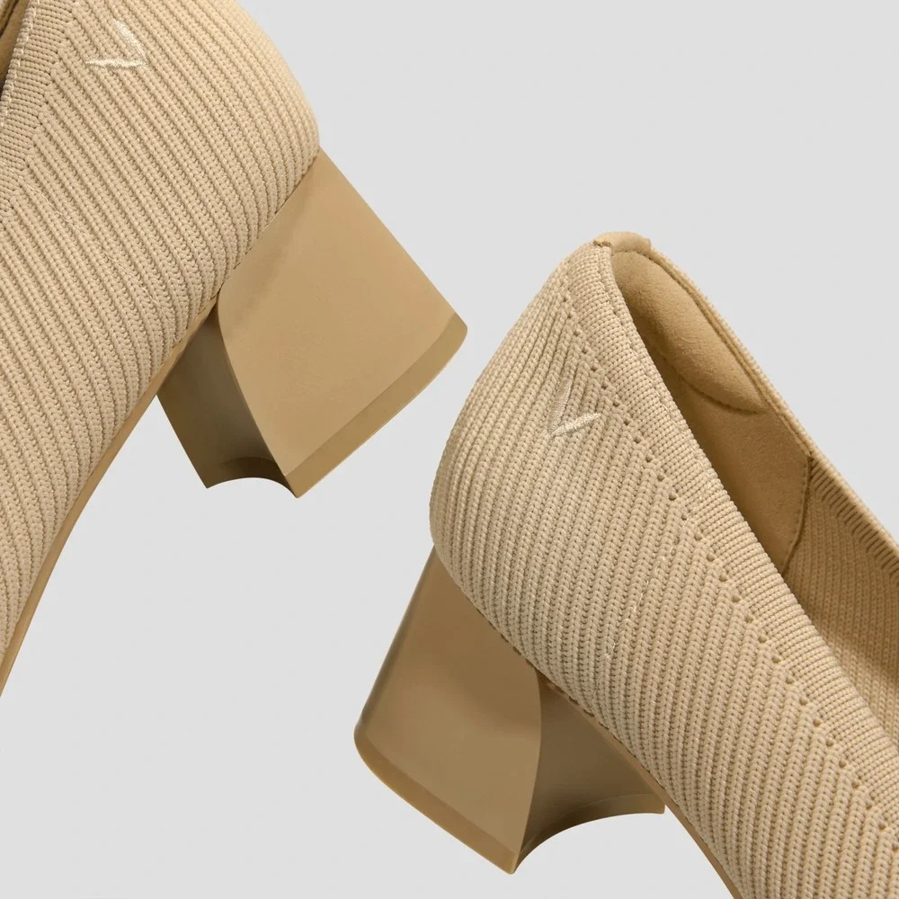 VIVAIA Square-Toe Chunky Heels (Melody) EU 40 / US‎ 9